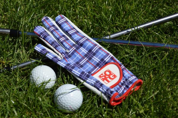 Golfhandschuhe für Damen im Design British auf dem Green