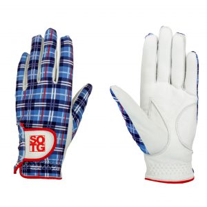 Golfhandschuhe für Damen im Design British aus Cabretta-Leder für Linkshänder